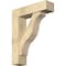 Ekena Millwork Funston Block Rough Sawn Bracket w/ Offset Brace, Douglas Fir, 8"W x 30"D x 38"H BKT0806X30X38FST05RDF - alternate 1